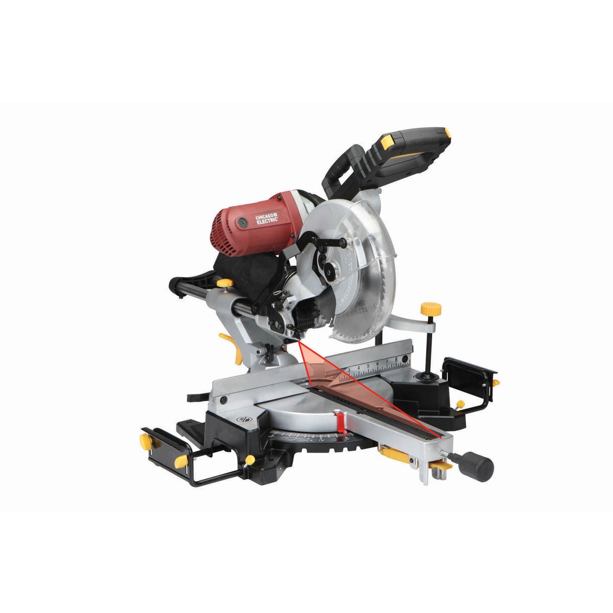 12 In. Double-Bevel Sliding Compound Miter Saw With Laser Guide System